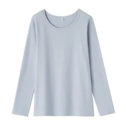 Clearance Women's Stretch Ribbed Crew Neck Long Sleeve T-Shirt Women T-Shirts