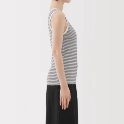 Clearance Women's Stretch Ribbed Striped Tank Top Women Tops & Shirts