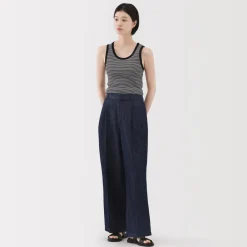 Clearance Women's Stretch Ribbed Striped Tank Top Women Tops & Shirts