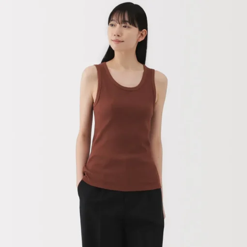 Clearance Women's Stretch Ribbed Tank Top Women Tops & Shirts