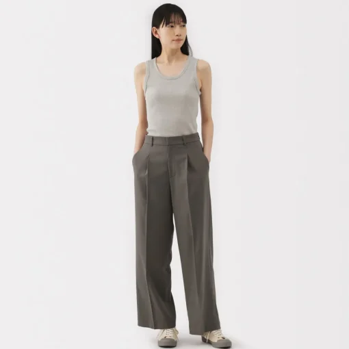 Clearance Women's Stretch Ribbed Tank Top Women Tops & Shirts