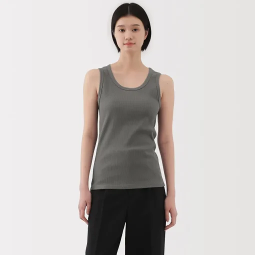 Clearance Women's Stretch Ribbed Tank Top Women Tops & Shirts