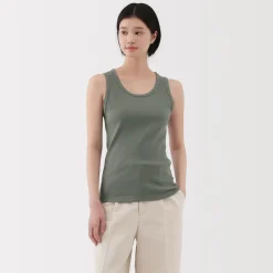 Clearance Women's Stretch Ribbed Tank Top Women Tops & Shirts