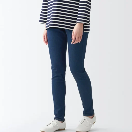 Outlet Women's Super Stretch Denim Skinny Pants (L 30inch / 75cm) Women Denim