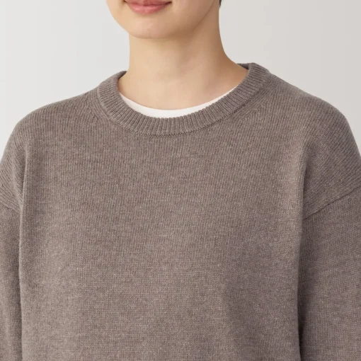 Online Women's Washable Mid-Gauge Crew Neck Sweater Women Sweaters & Cardigans