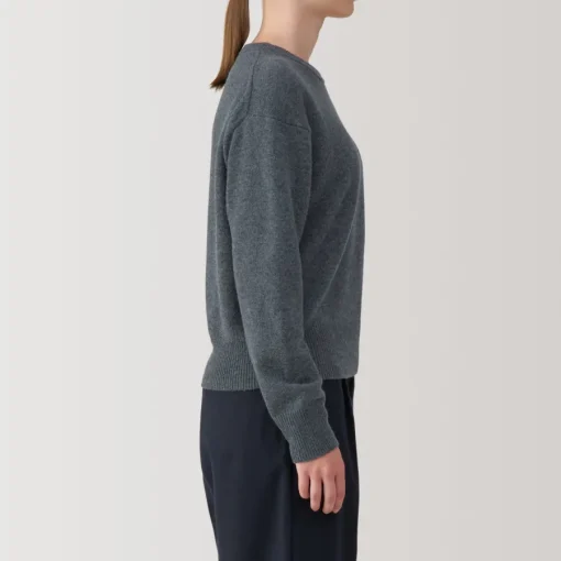 Online Women's Washable Mid-Gauge Crew Neck Sweater Women Sweaters & Cardigans