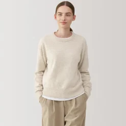 Online Women's Washable Mid-Gauge Crew Neck Sweater Women Sweaters & Cardigans