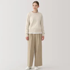 Online Women's Washable Mid-Gauge Crew Neck Sweater Women Sweaters & Cardigans