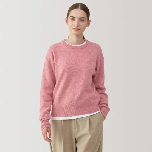 Online Women's Washable Mid-Gauge Crew Neck Sweater Women Sweaters & Cardigans