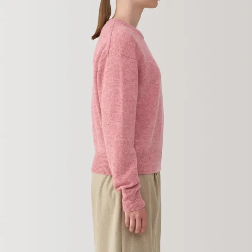 Online Women's Washable Mid-Gauge Crew Neck Sweater Women Sweaters & Cardigans