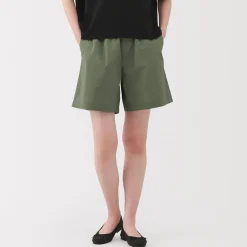 Online Women's Washed Broadcloth Shorts Women Shorts & Skirts