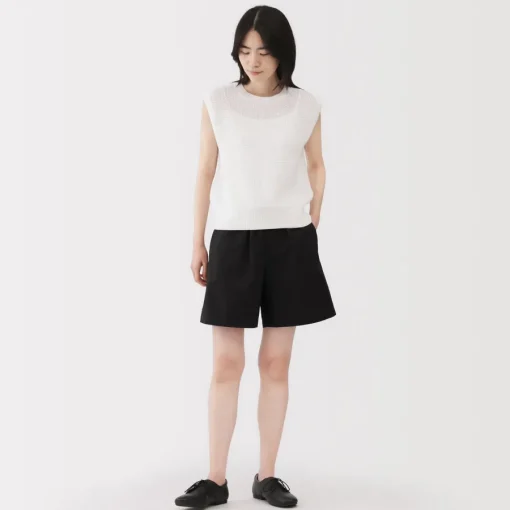 Online Women's Washed Broadcloth Shorts Women Shorts & Skirts