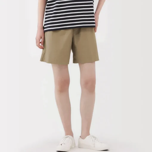 Online Women's Washed Broadcloth Shorts Women Shorts & Skirts