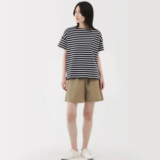 Online Women's Washed Broadcloth Shorts Women Shorts & Skirts