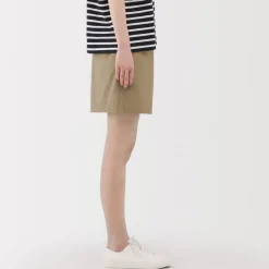 Online Women's Washed Broadcloth Shorts Women Shorts & Skirts