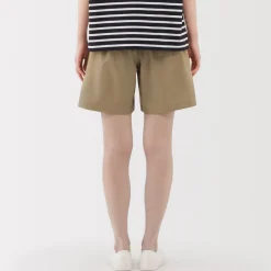 Online Women's Washed Broadcloth Shorts Women Shorts & Skirts