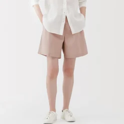 Online Women's Washed Broadcloth Shorts Women Shorts & Skirts