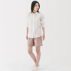 Online Women's Washed Broadcloth Shorts Women Shorts & Skirts