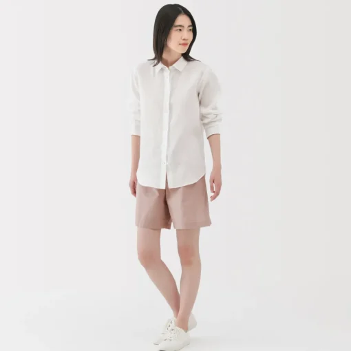 Online Women's Washed Broadcloth Shorts Women Shorts & Skirts