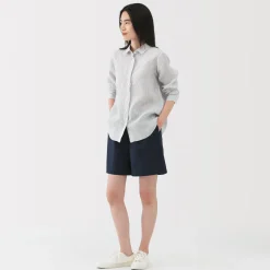Online Women's Washed Broadcloth Shorts Women Shorts & Skirts