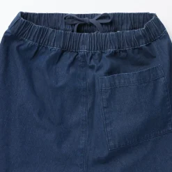 New Women's Washed Denim Easy Tapered Pants Women Denim