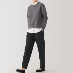 Hot Women's Washed Denim Easy Tapered Pants Women Denim