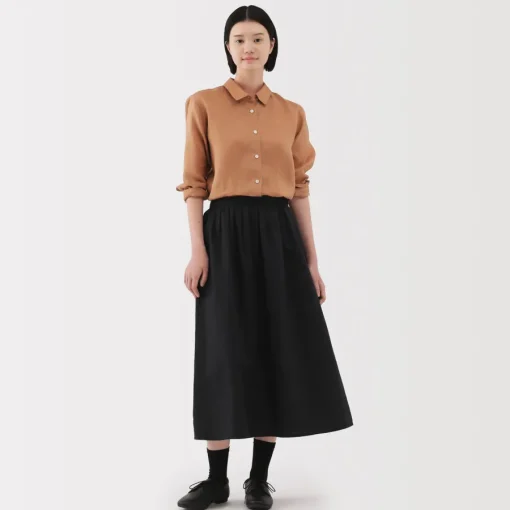 Best Women's Washed Linen Shirt Women Tops & Shirts