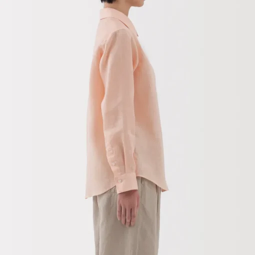 Best Women's Washed Linen Shirt Women Tops & Shirts