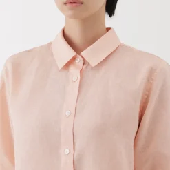 Best Women's Washed Linen Shirt Women Tops & Shirts