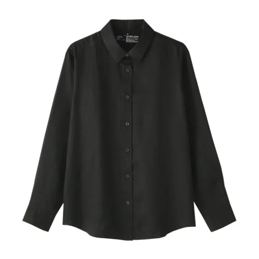 Best Women's Washed Linen Shirt Women Tops & Shirts