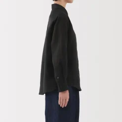 Best Women's Washed Linen Shirt Women Tops & Shirts
