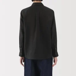Best Women's Washed Linen Shirt Women Tops & Shirts