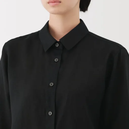 Best Women's Washed Linen Shirt Women Tops & Shirts