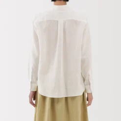 Best Women's Washed Linen Shirt Women Tops & Shirts