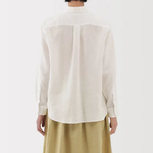 Best Women's Washed Linen Shirt Women Tops & Shirts