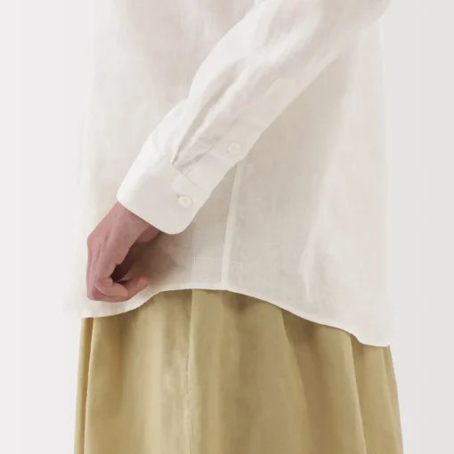 Best Women's Washed Linen Shirt Women Tops & Shirts