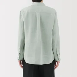 Best Women's Washed Linen Shirt Women Tops & Shirts