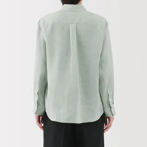 Best Women's Washed Linen Shirt Women Tops & Shirts