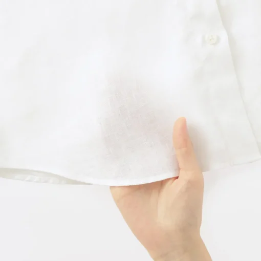 Best Women's Washed Linen Shirt Women Tops & Shirts
