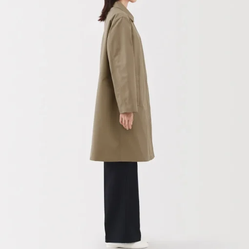 Online Women's Water Repellent Stand Fall Collar Coat Women Coats