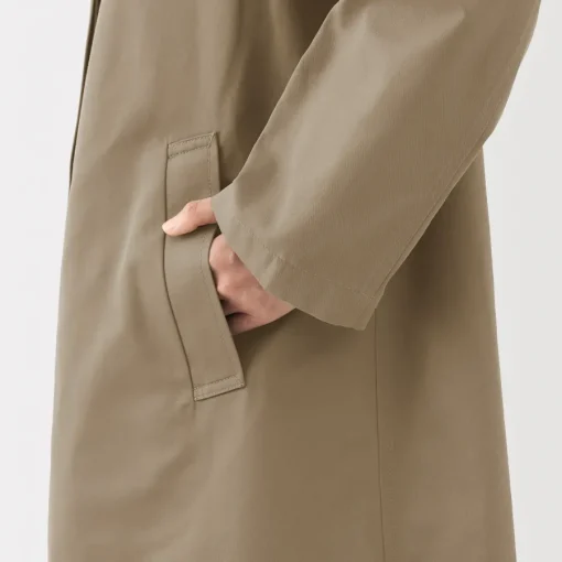 Online Women's Water Repellent Stand Fall Collar Coat Women Coats