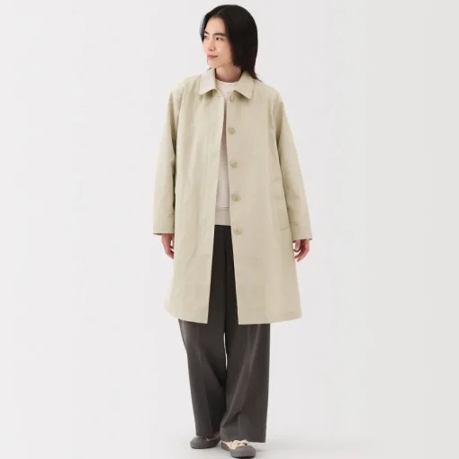 Online Women's Water Repellent Stand Fall Collar Coat Women Coats