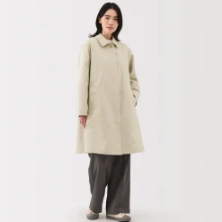 Online Women's Water Repellent Stand Fall Collar Coat Women Coats