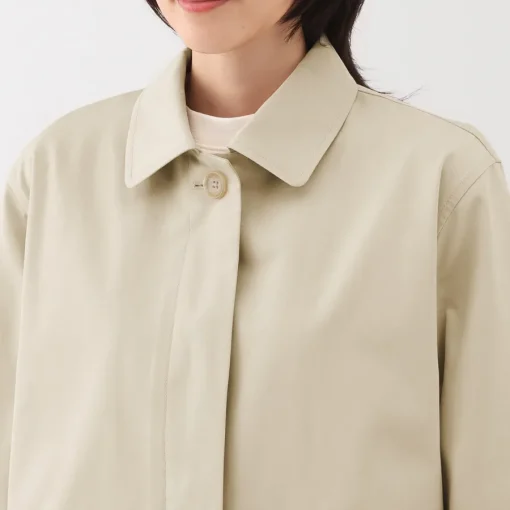 Online Women's Water Repellent Stand Fall Collar Coat Women Coats