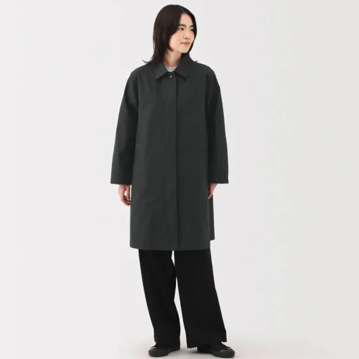 Online Women's Water Repellent Stand Fall Collar Coat Women Coats