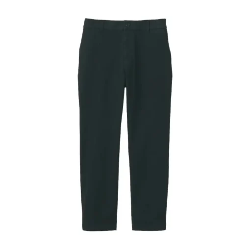 Outlet Women's 4-Way Stretch Chino Slim Tapered Pants (L 30inch / 75cm) Women Chino