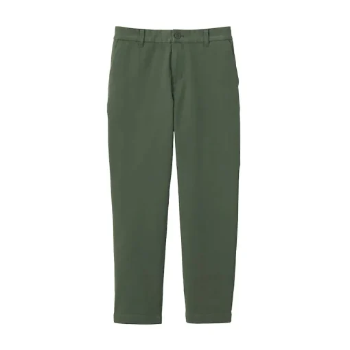Outlet Women's 4-Way Stretch Chino Slim Tapered Pants (L 30inch / 75cm) Women Chino