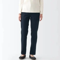 Online Women's 4-Way Stretch Chino Slim Tapered Pants (L 32inch / 80cm) Women Chino