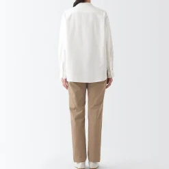 Online Women's 4-Way Stretch Chino Slim Tapered Pants (L 32inch / 80cm) Women Chino