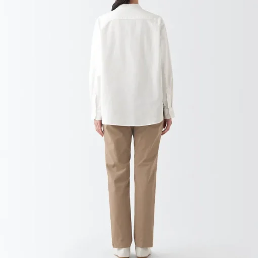 Online Women's 4-Way Stretch Chino Slim Tapered Pants (L 32inch / 80cm) Women Chino